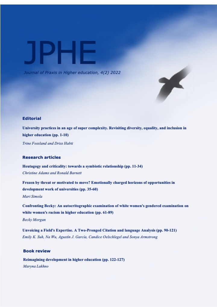 					View Vol. 4 No. 2 (2022): Journal of Praxis in Higher Education
				